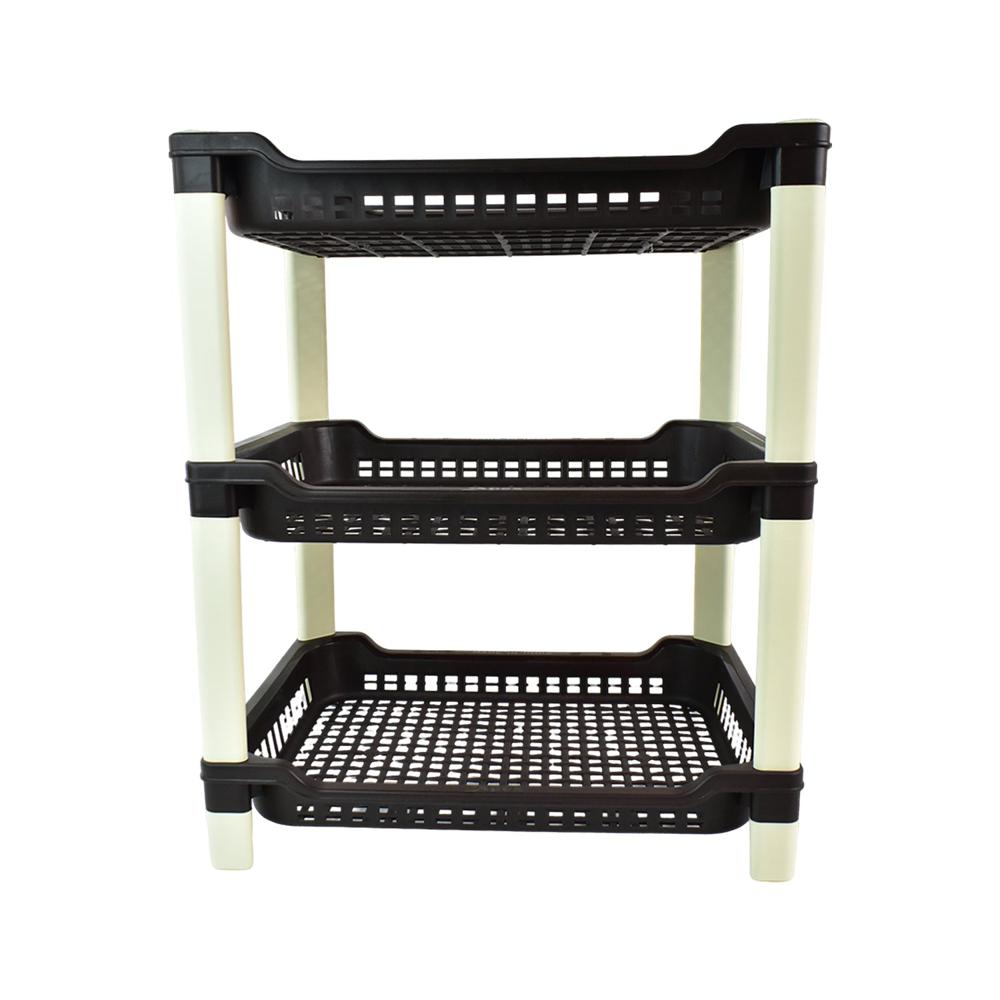 Apex Big Multi use Plastic Storage Rack 3 Tier (1 Pc)