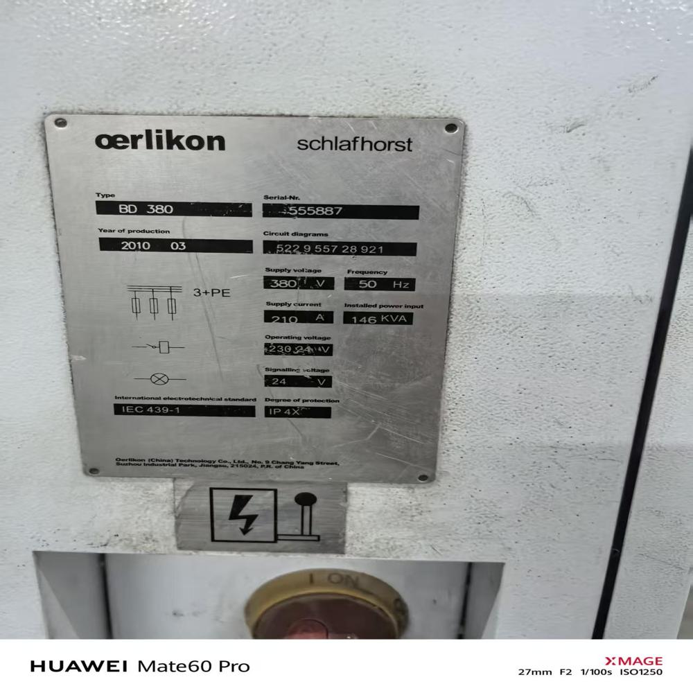 3 sets Schlafhorst BD380 Rotor spinning