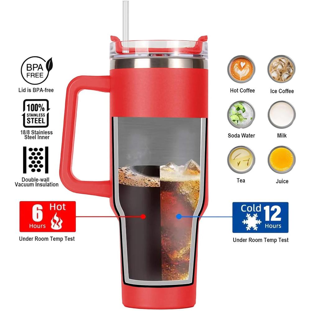 Extra Large Insulated Travel Mug, Tumbler (1200ML 1 Pc)
