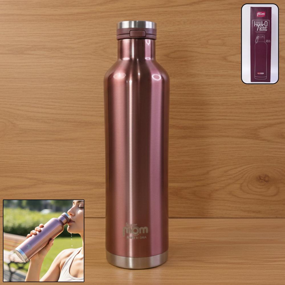 Supermom 1000 Ml Stainless Steel Insulated Hydro Water Bottle, Vacuum Flask - Product Type: Kitchen Utility Products