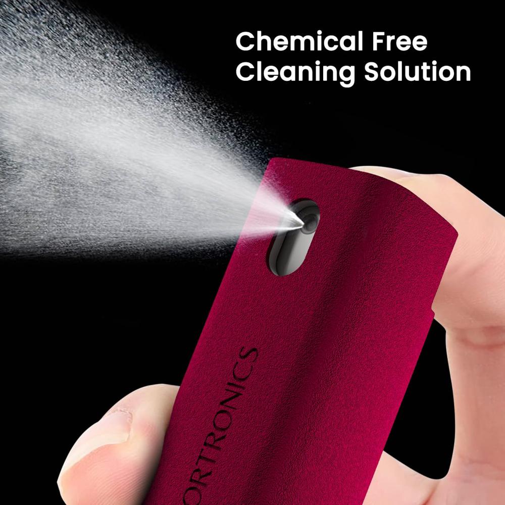 Portronics Swipe 2 Screen Cleaner & Duster with Refillable Spray Bottle