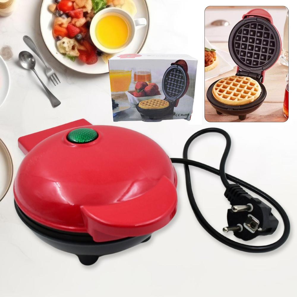 Mini Waffle Maker Machine Waffle Iron - Color: Mix