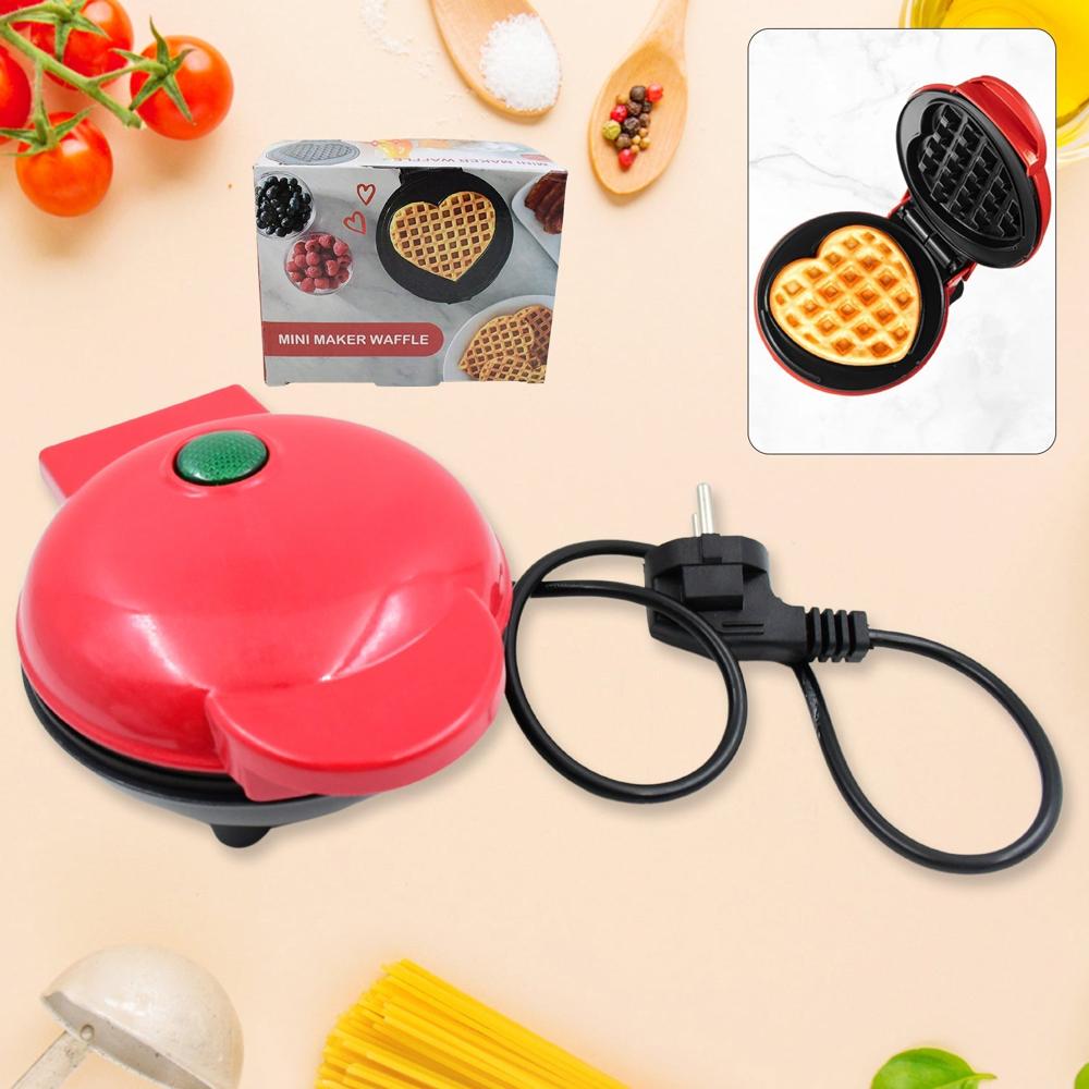 Mini Waffle Maker Machine Waffle Iron - Color: Mix