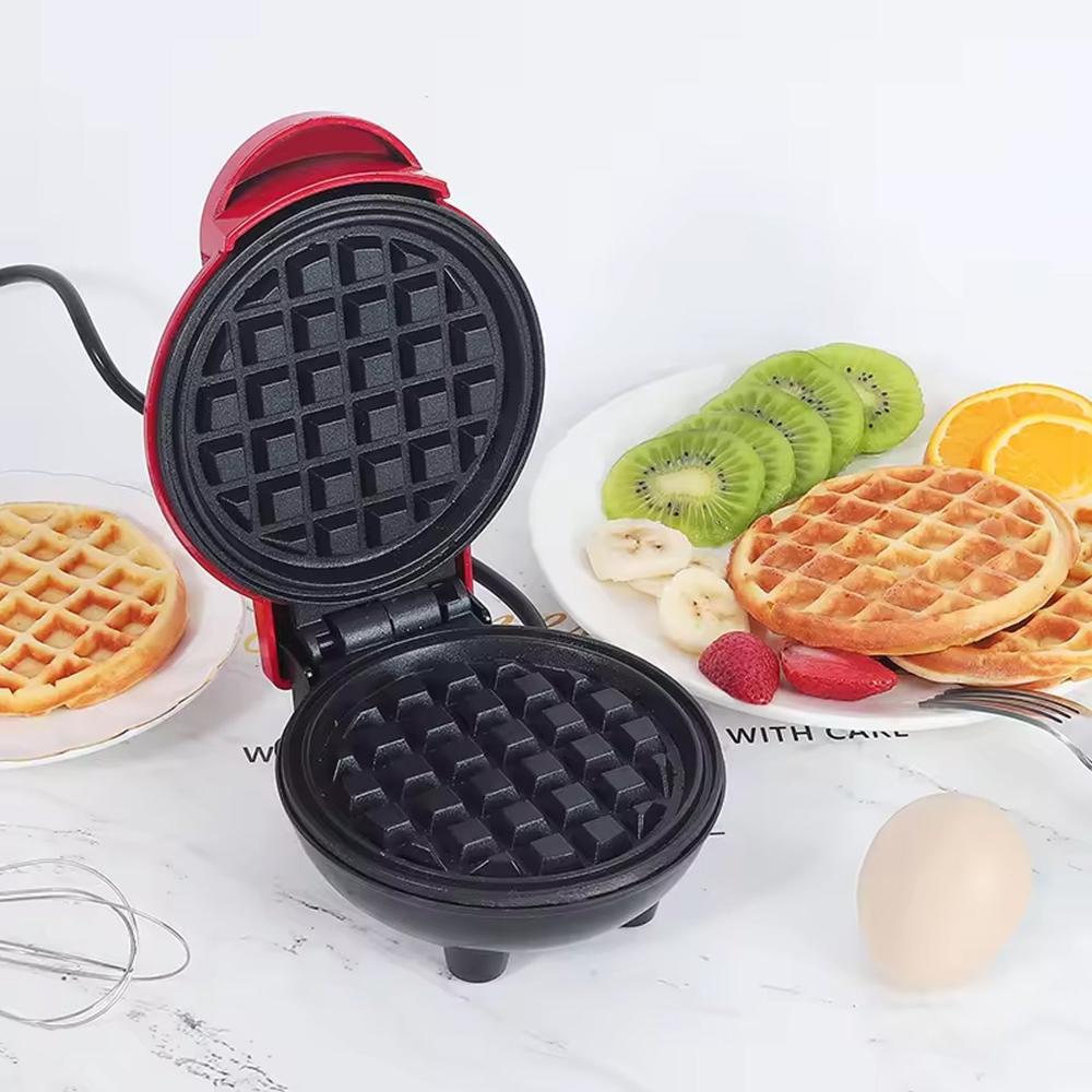 Mini Waffle Maker Machine Waffle Iron - Color: Mix