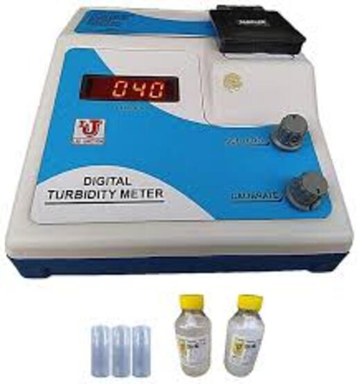 Turbidity Meter - 300x220x150 Mm Grey/white, 0-1000 Ntu, Digital Led Display, Auto Zero, Portable Tabletop