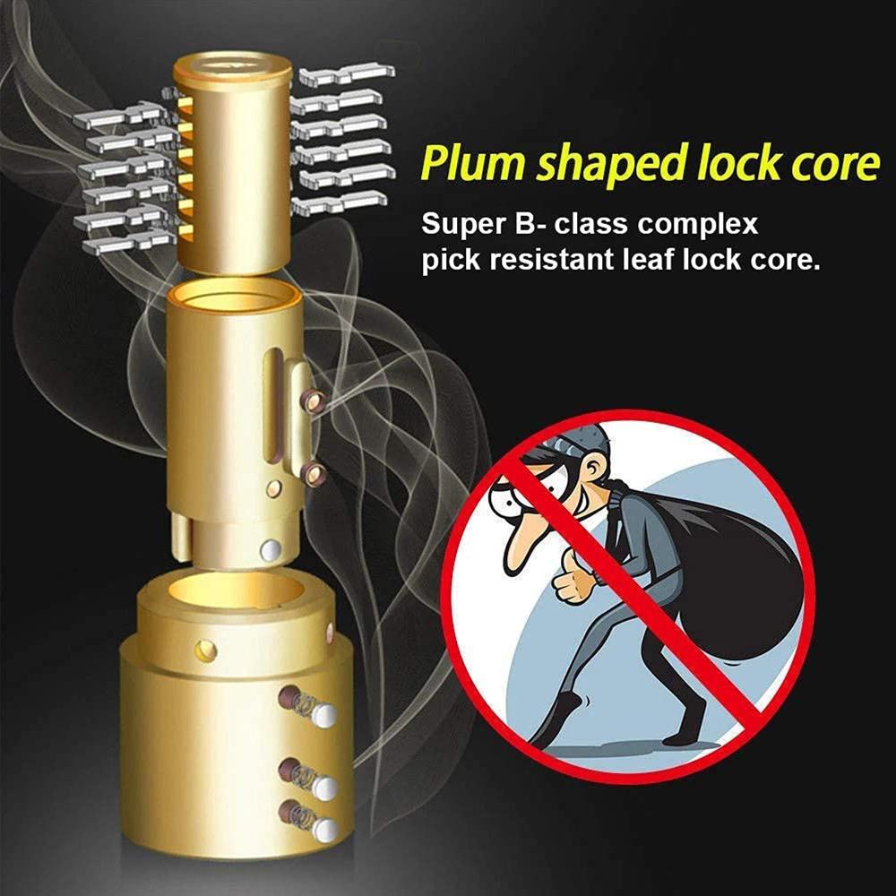 Alarm Disc Lock Motorbike Anti Theft Disc Brake Lock (1 Pc / With 2 Key)