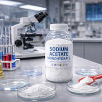 Sodium Acetate Monohydrate - White Crystalline Powder, 99% Purity | Buffering Agent, Food Grade, Industrial Grade