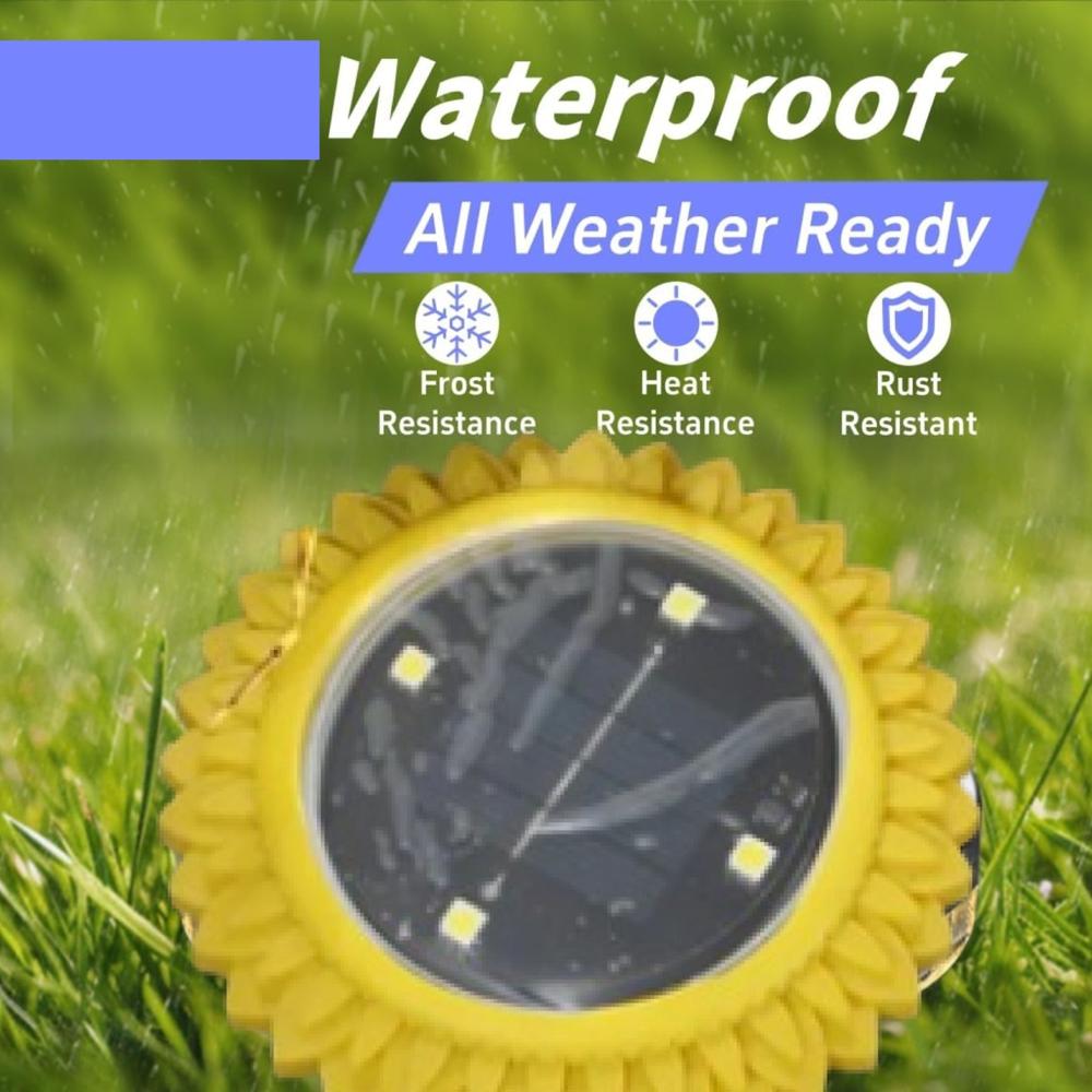 4 Pack Solar Ground Lights - Color: Mix