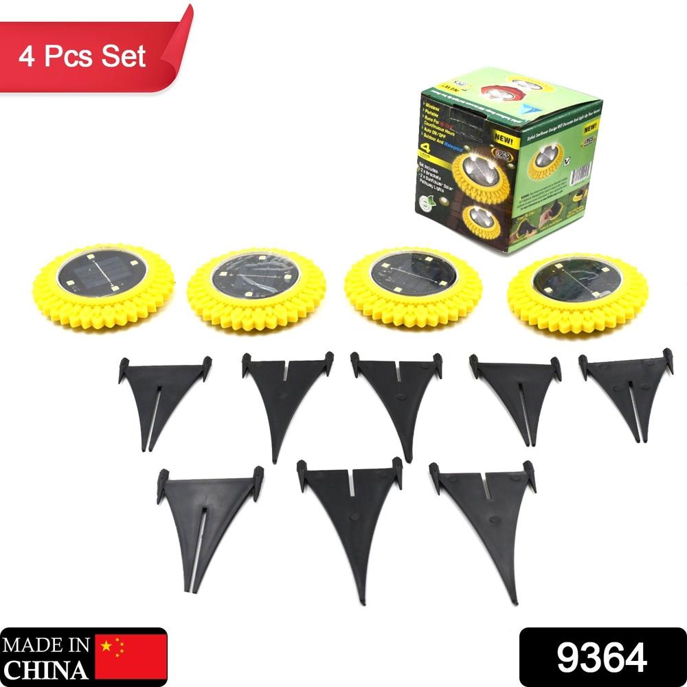 4 Pack Solar Ground Lights - Color: Mix