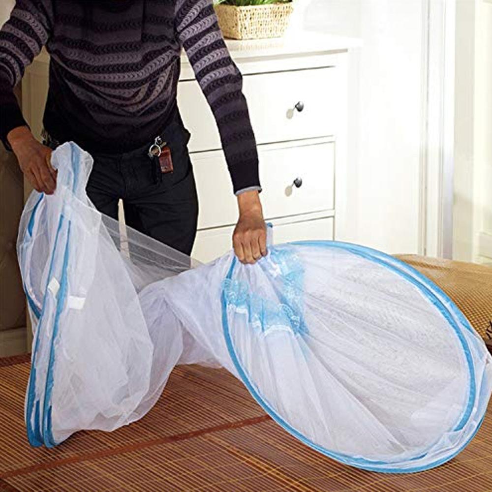 Premium Polyester Foldable Mosquito Net Tent (100 Cm Long / 1 Pc)