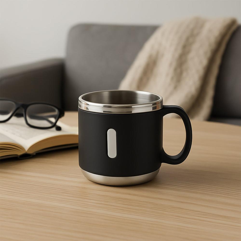 Apex Premium Stainless Steel Double Wall Coffee Mug Gift Set (6 Pc / 150 Ml) - Color: Mix