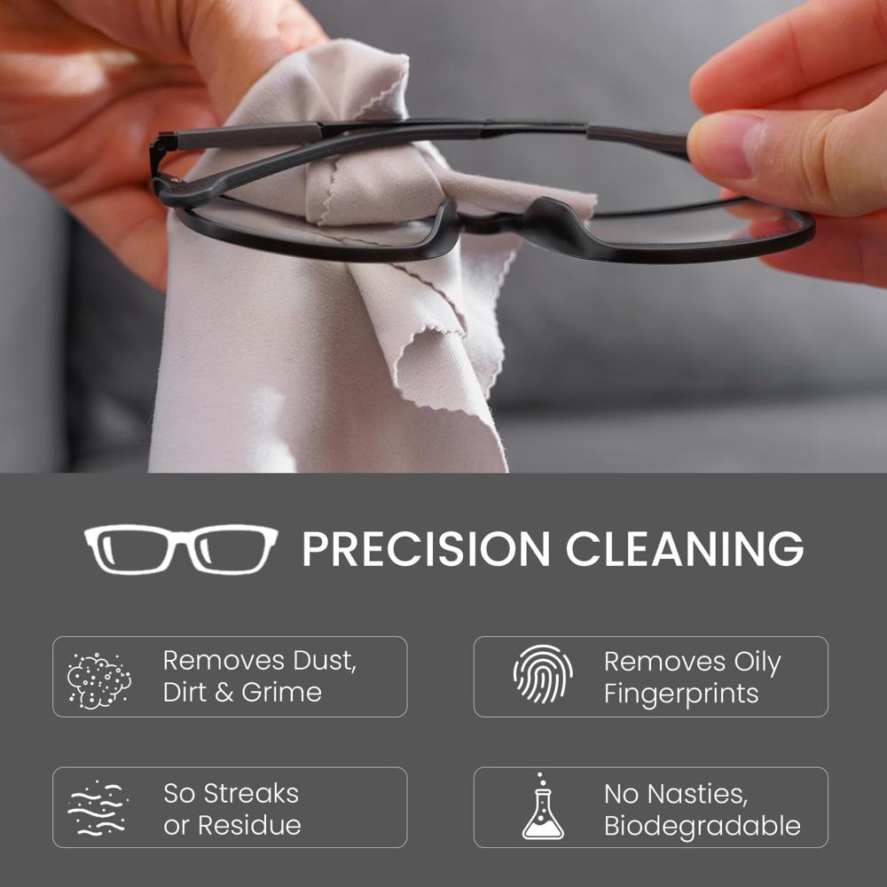 Portronics Swipe 3 Screen & Camera Cleaning Chemical Free Liquid Solution, 250GSM Micro Fibre