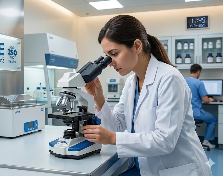 X-3 Research Trinocular Microscope, For Laboratory, Halogen