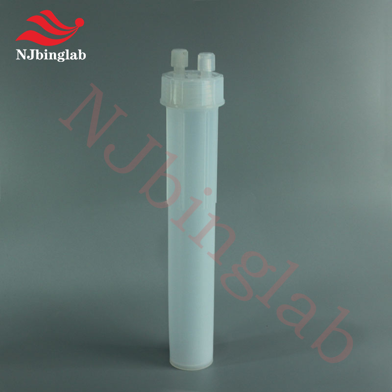 PFA Dual-Neck Impingement Bottle 375ml, with 1/4