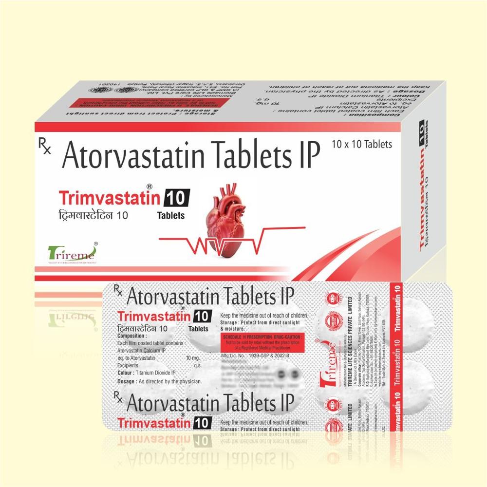 Trimvastatin 10 - Dosage Form: Tablets
