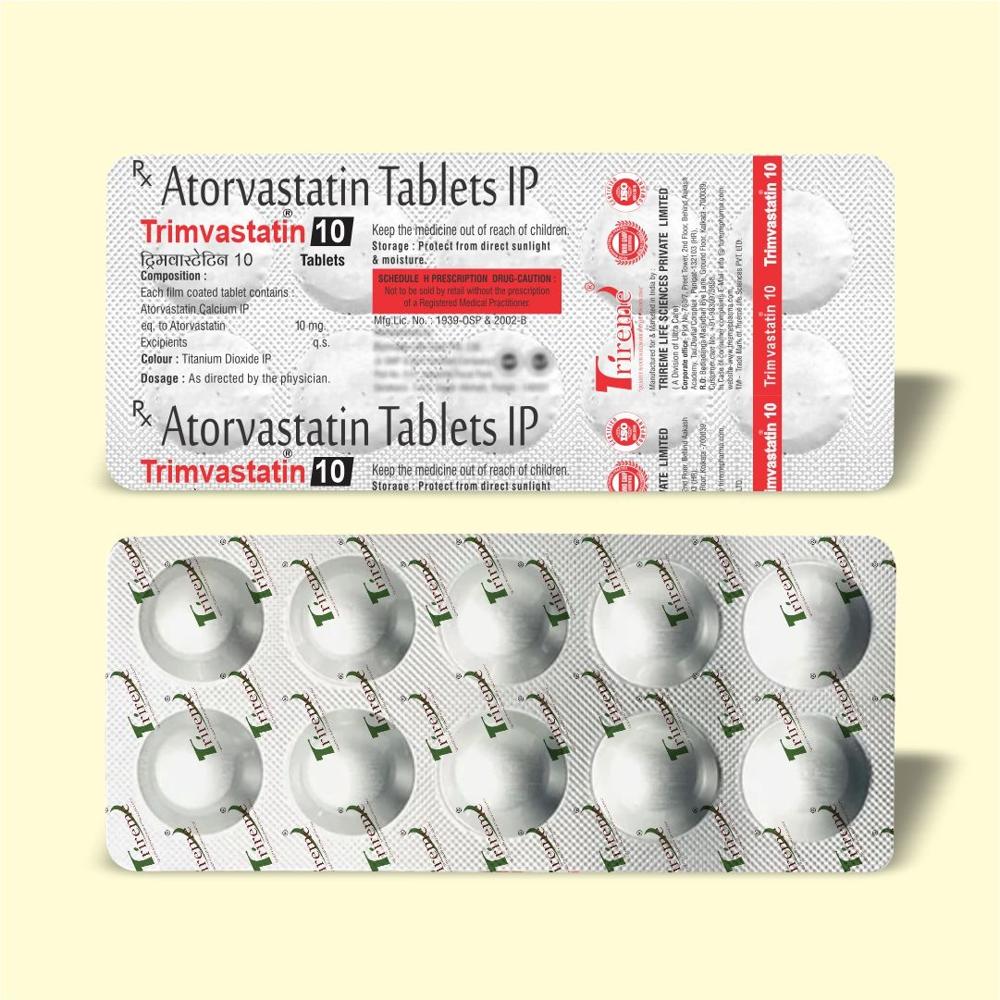 Trimvastatin 10 - Dosage Form: Tablets