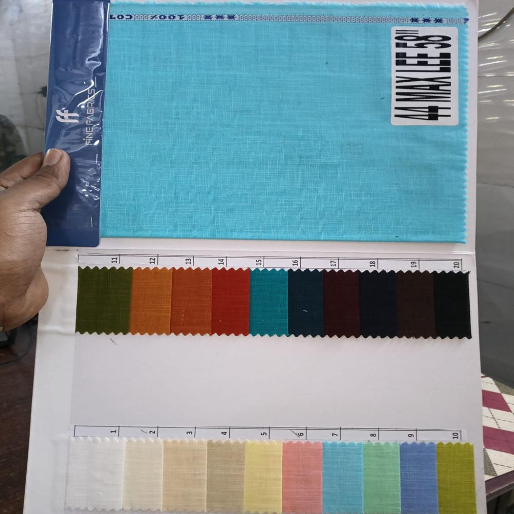 44 MAX LEE COTTON SHIRTING FABRIC 