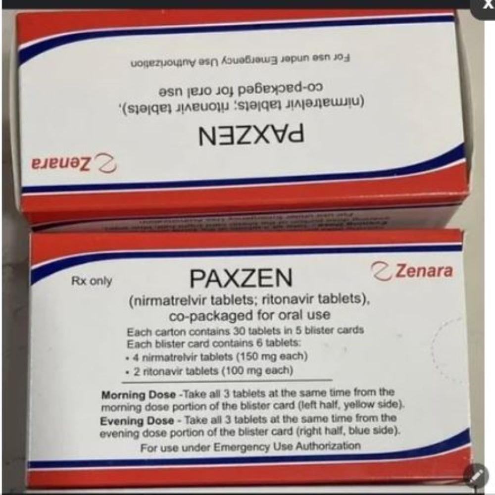 Paxlovid Nirmatrelvir And Rotonavir Tablets