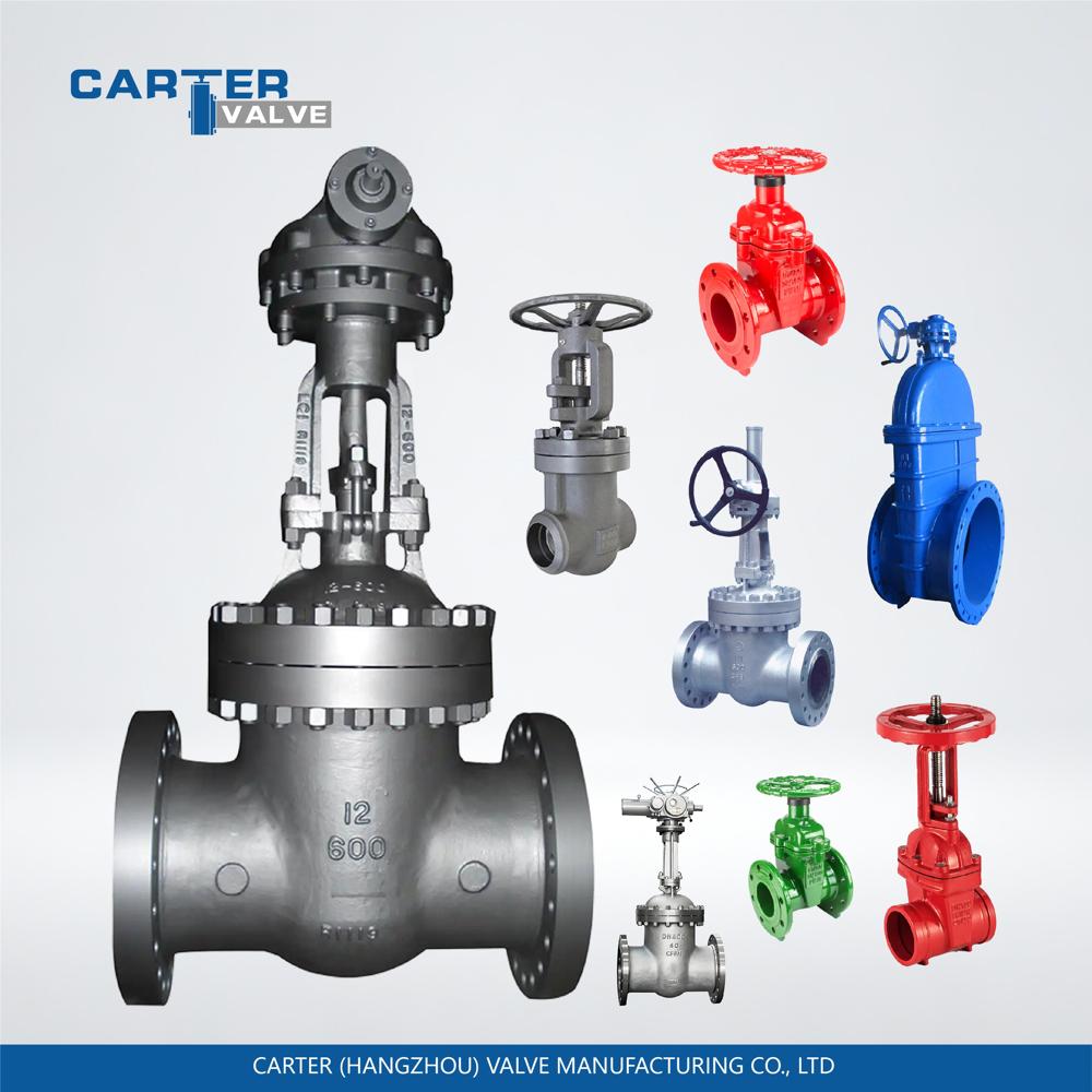 Gate Valve / Wedge Gate Valve, Cast Steel, Flanged, Manual Handwheel, Rising Stem, Water/Oil/Gas, API 600 Standard