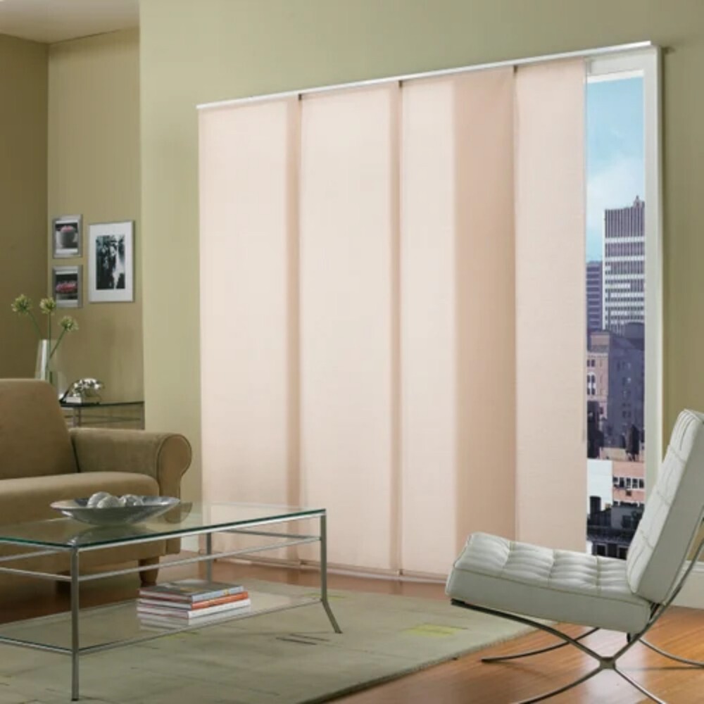 Panel Blinds - High-quality, Multi-sized | Modern, Plain Design With Vertical Pattern, Foldable For Easy Assembly And Maintenance