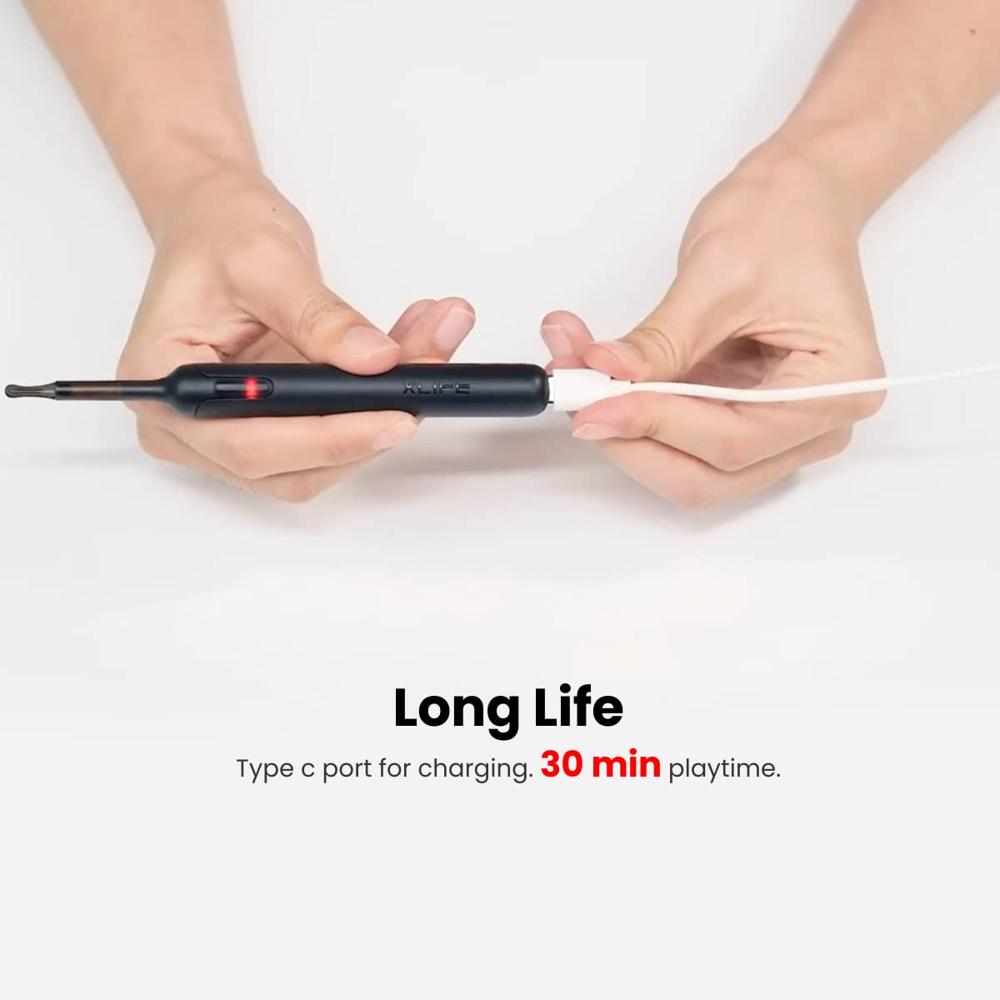 Portronics Xlife Smart Wireless Ear Otoscope Cleaner with 6 LED Lights,