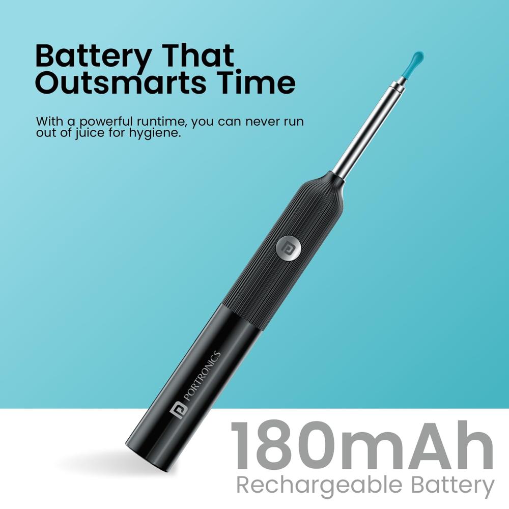 Portronics Cleansify Ear Endoscope Otoscope/Wax Cleaner with 1080p