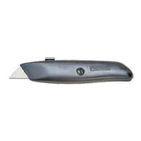 Uk01 60x19mm Utility Knife - Stainless Steel Blade, 150mm Length, Yellow/black Handle | Retractable, Replaceable Snap-off Blade, Easy-grip, Blade Lock