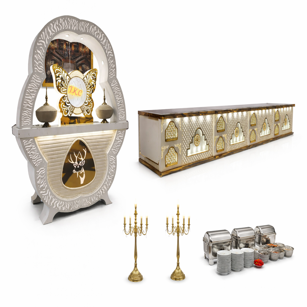 Exclusive Wedding Dining Experience Counter - Capacity: 50 Kg