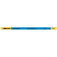 Precision Hand Hacksaw Blades - High Carbon Steel, 300mm, Silver/grey | 24 Tpi, Flexible, Shatterproof, Isi Marked