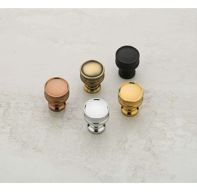 Door Knob - Color: Gold Black Chrome Rose Gold