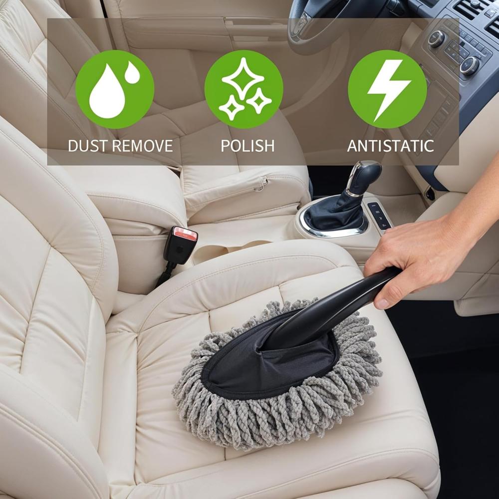 Small Car Duster - Color: Black