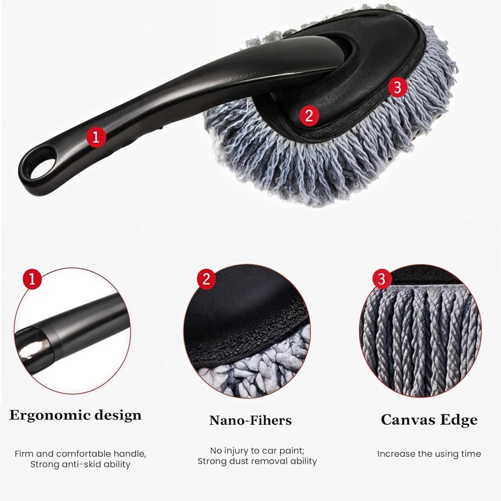 Small Car Duster - Color: Black
