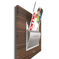 Grazia Premium Italian Expresso Plate With Digital Silver Key Tag