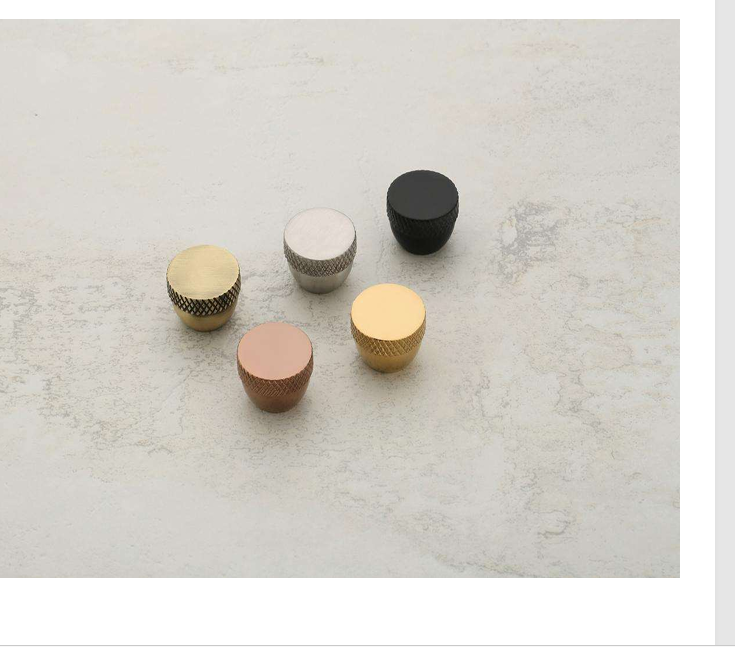 Door Knob - Color: Gold Black Rose Gold