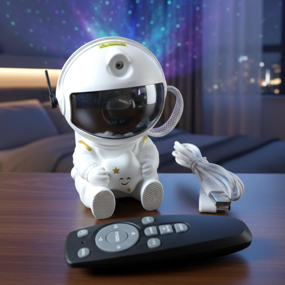 Astronaut Galaxy Star Projector Night Light with Remote Control (1 Pc)