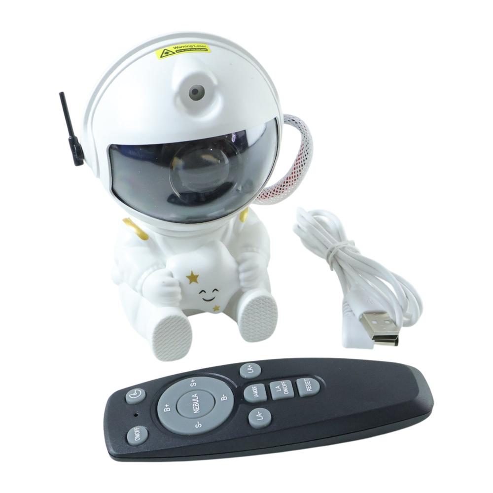 Astronaut Galaxy Star Projector Night Light with Remote Control (1 Pc)