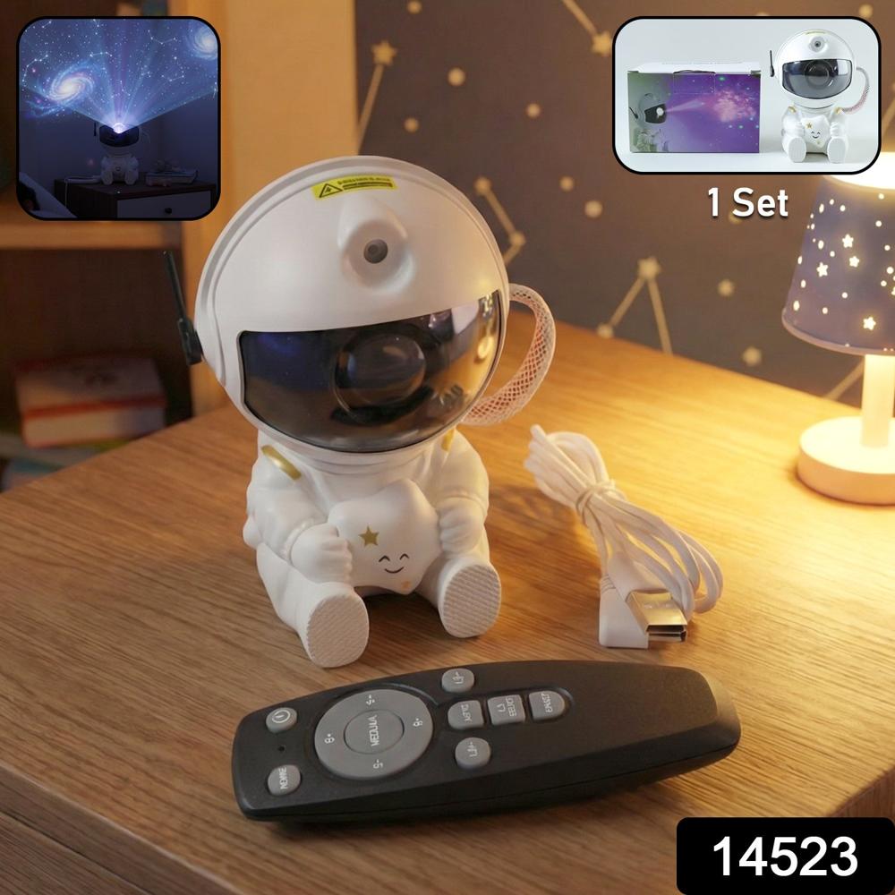 Astronaut Galaxy Star Projector Night Light with Remote Control (1 Pc)