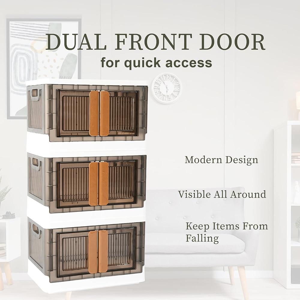Plastic Folding Wardrobe Storage Organizer (1 Layer / 1 Pc) - Product Type: Home Utility Products