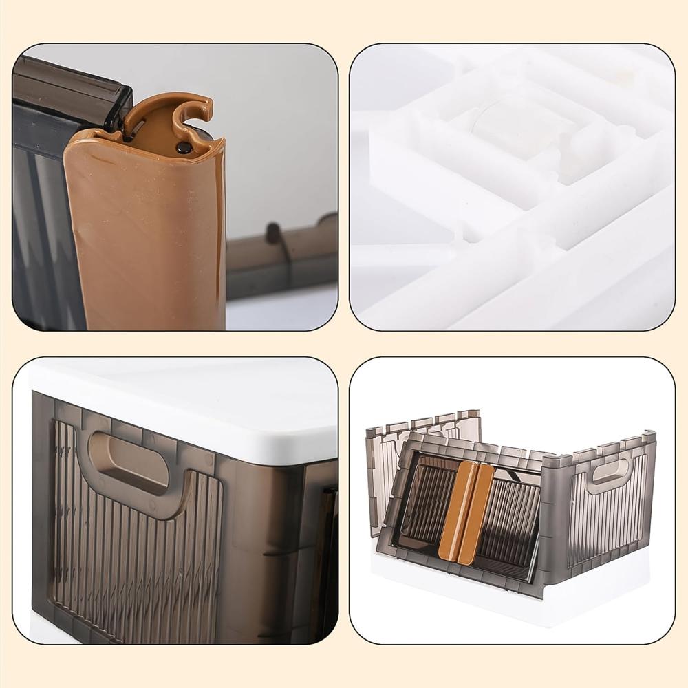 Plastic Folding Wardrobe Storage Organizer (1 Layer / 1 Pc) - Product Type: Home Utility Products