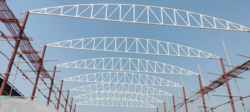 Warehouse Shed Structure - Color: Custom (Commonly Grey