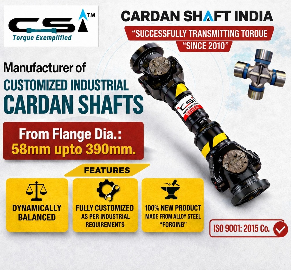 Cardan Shaft Rack Cardan Shafts at Best Price in Mandi Gobindgarh, Punjab | Cardan Shaft ...