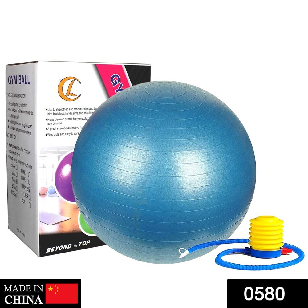 Anti Burst Gym Ball with Pump (75 cm)