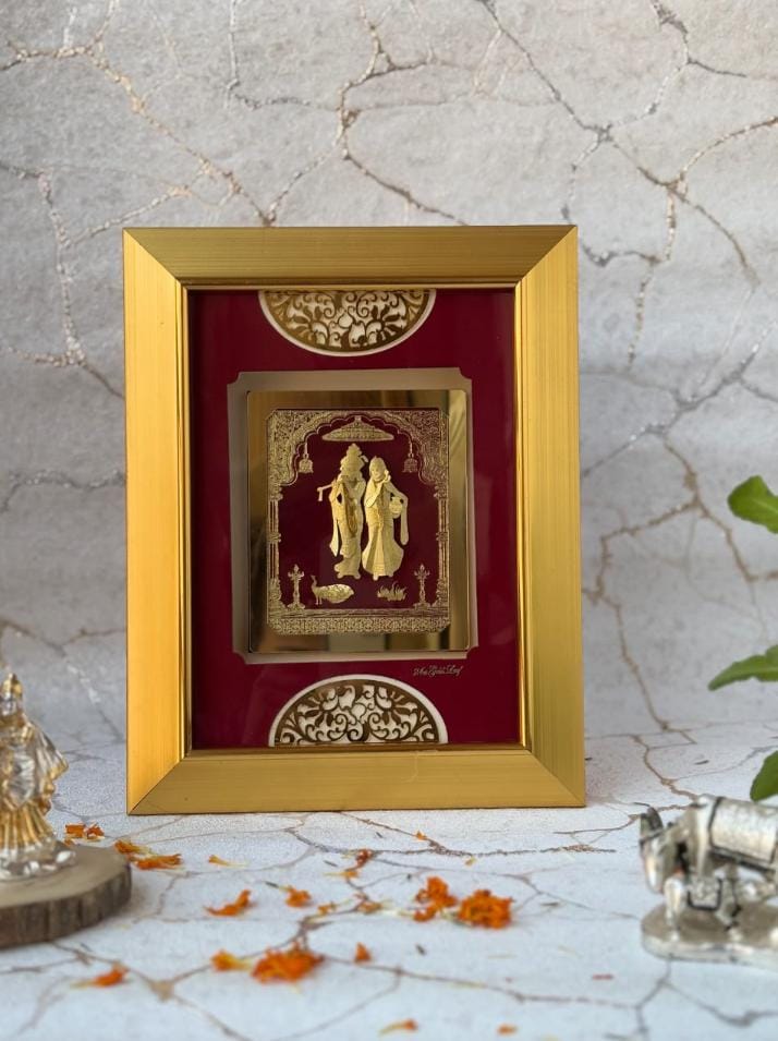 24k Gold Leaf Ganesha Frame