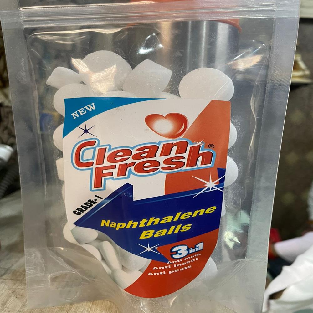 White Naphthalene Balls CLEAN FRESH