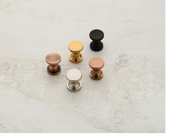 Door Knob - Color: Gold Rose Gold Antique Copper Silver Matt Black