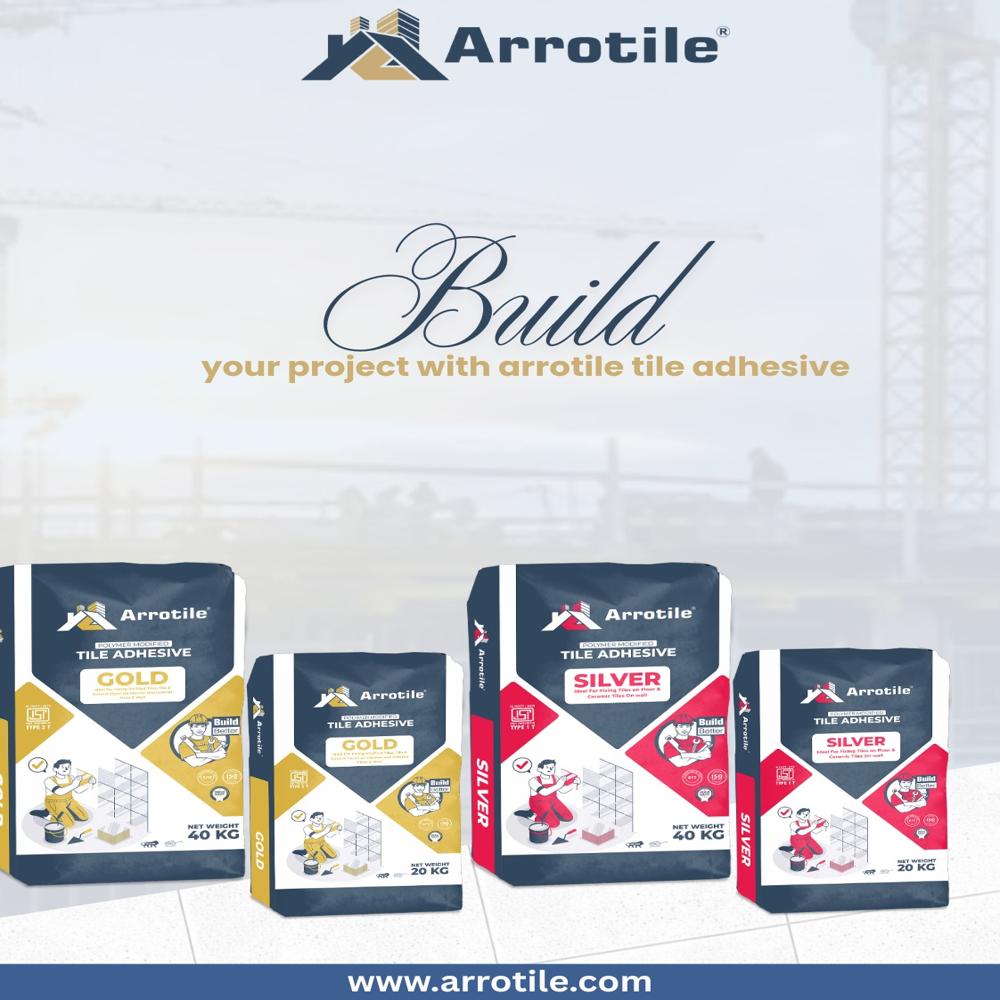 Arrotile GOLD (Grey/White) Tile Adhesive