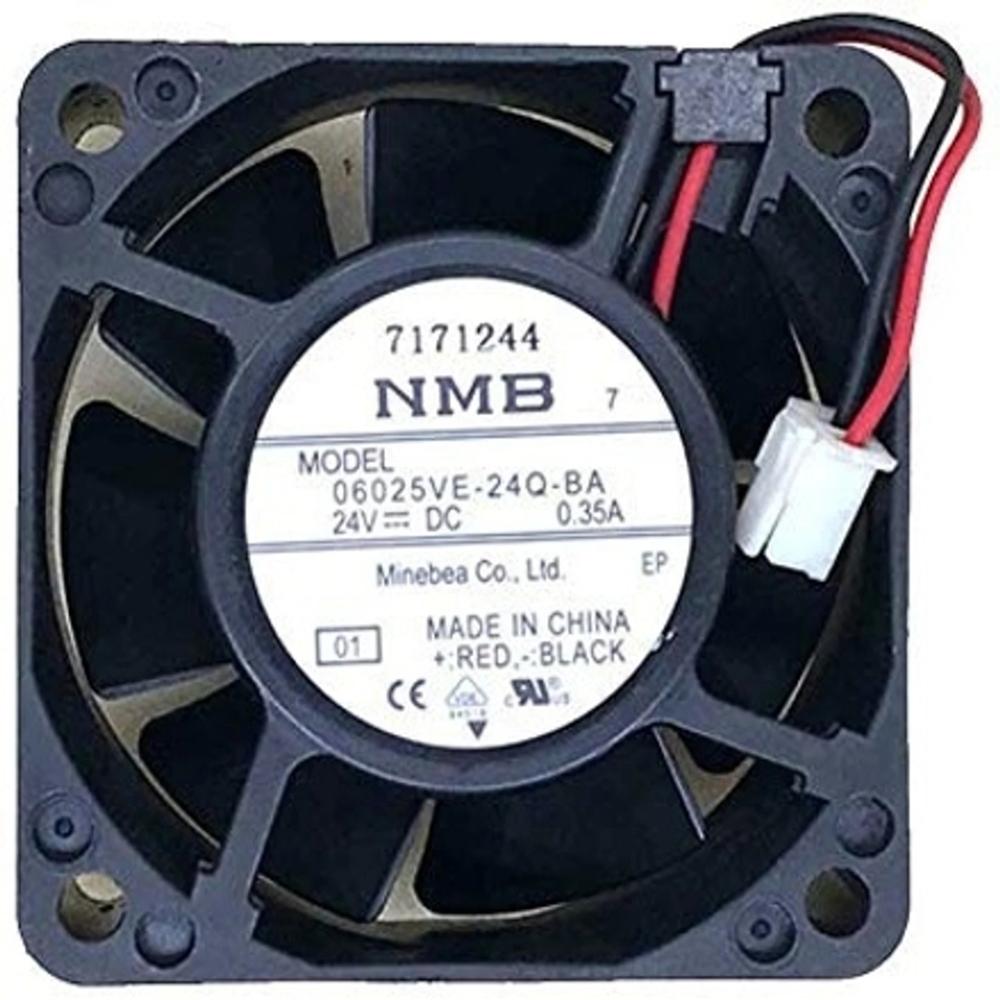 NMB-MAT 06025VE-24Q-BA 24V DC 0.35A 6025mm Ball Bearing Industrial Axial Cooling FanNMB-MAT 06025VE-24Q-BA 24V DC 0.35A 6025mm Ball Bearing Industrial Axial Cooling Fan