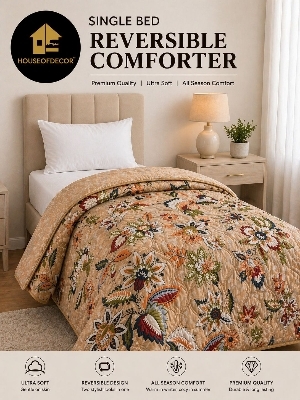 Single bed comforter ultrasonic