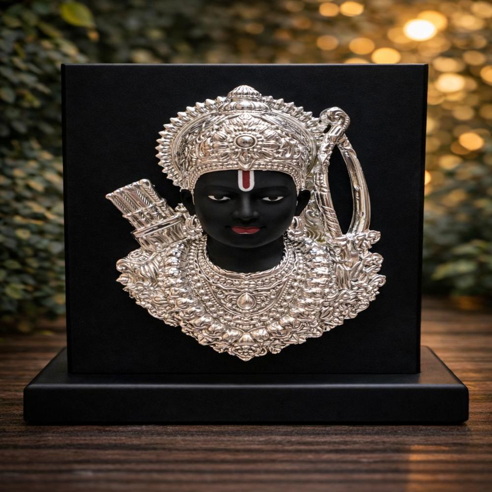 Radha Krishna Stand - Color: Silver