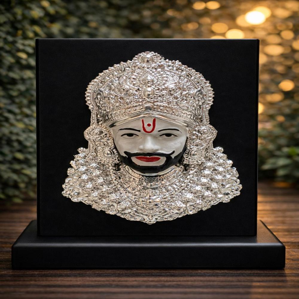 Radha Krishna Stand - Color: Silver
